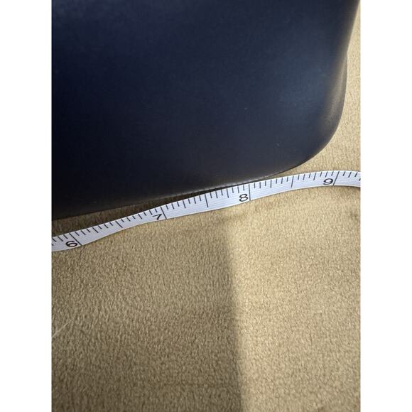 NWT Michael kors quiet designer Shoulder Leather Navy Blue - Picture 10 of 13